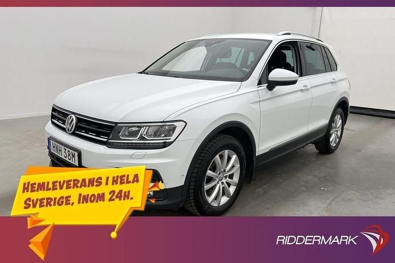 Vit Begagnad 2020 VW Tiguan SUV | 279 800 kr (Bra pris) - Bild 1/3