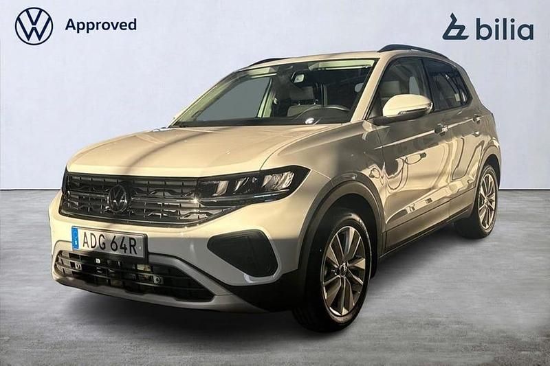 Vit Begagnad 2024 VW T-Cross SUV | 234 900 kr (Lite dyr) - Bild 1/4