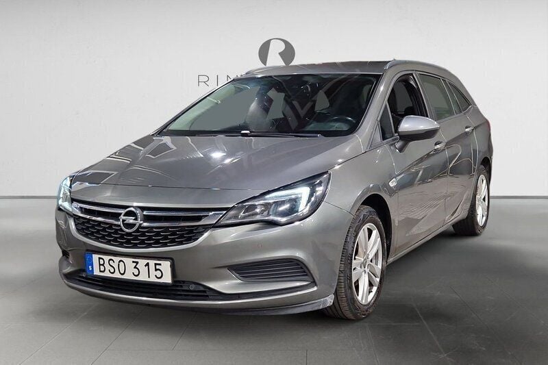 Grå Begagnad 2018 Opel Astra Kombi | 124 900 kr (Bra pris) - Bild 1/4