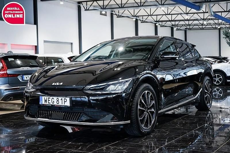 Svart Begagnad 2022 Kia EV6 SUV | 359 500 kr (Superpris) - Bild 1/4