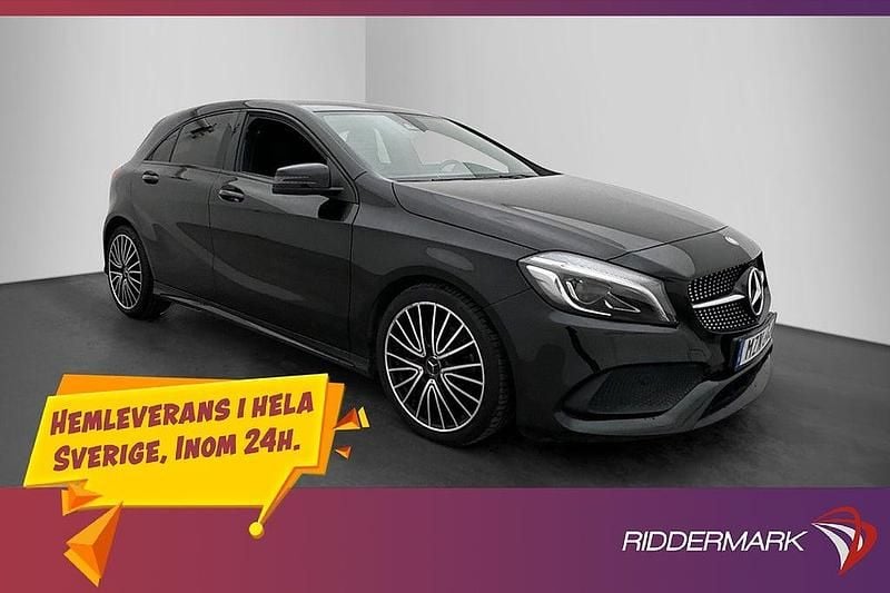 Svart Begagnad 2016 Mercedes A180 | 169 900 kr - Bild 1/3