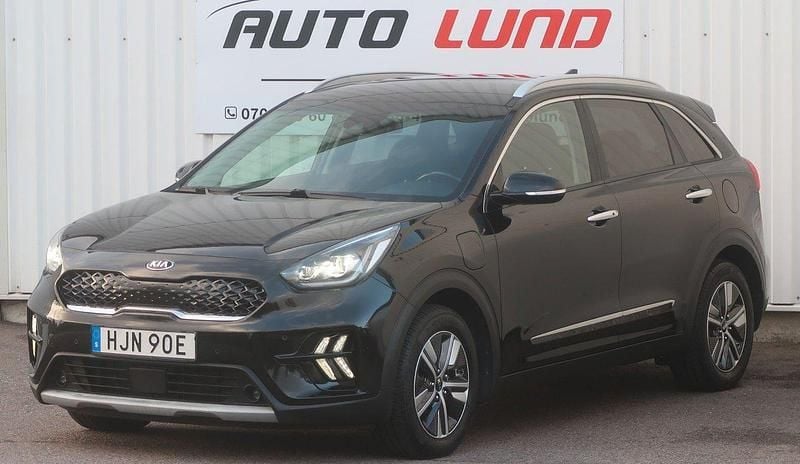 Svart Begagnad 2020 Kia Niro Advance SUV | 165 000 kr (Marknadspris) - Bild 1/4