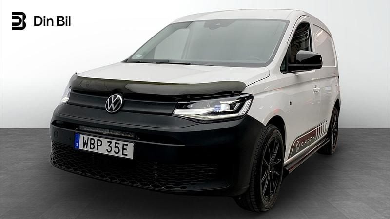 Vit (candyvit) Begagnad 2025 VW Caddy Edition Minibuss | 319 500 kr (Bra pris) - Bild 1/4