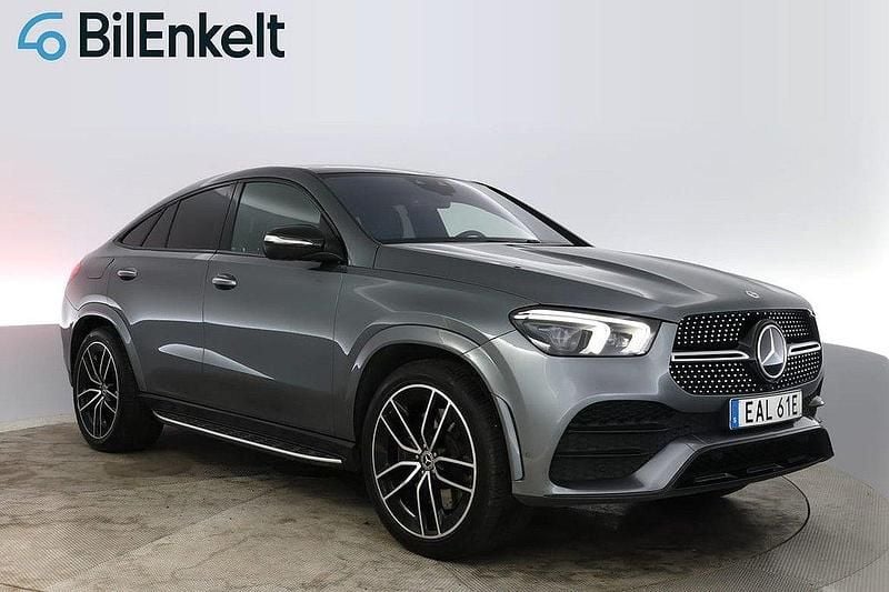 Grå Begagnad 2022 Mercedes GLE350 Executive Sportkupé | 798 900 kr - Bild 1/4