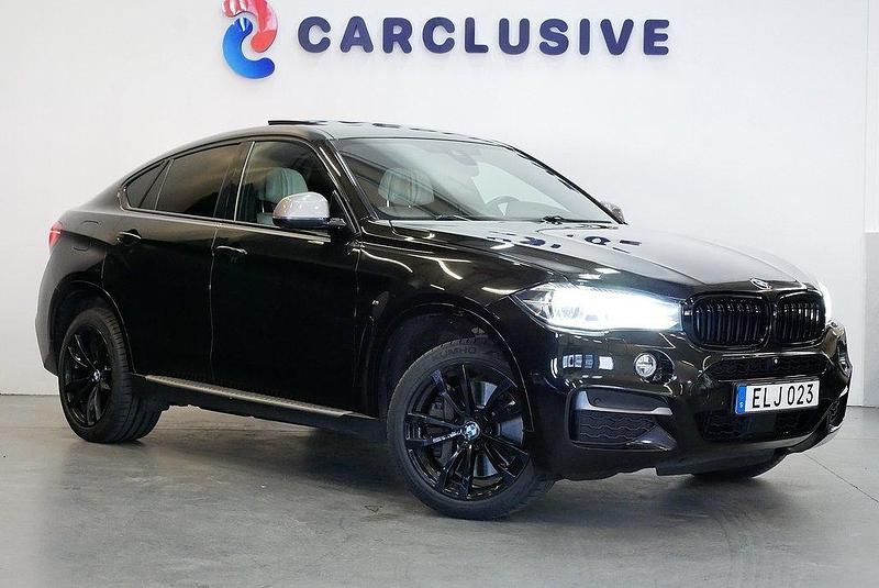 Svart Begagnad 2014 BMW X6 M50 M Sport SUV | 339 900 kr - Bild 1/4