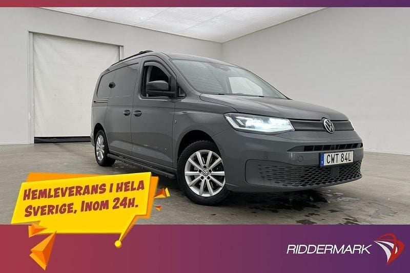 Grå Begagnad 2021 VW Caddy Maxi Minibuss | 289 800 kr (Dyr) - Bild 1/3