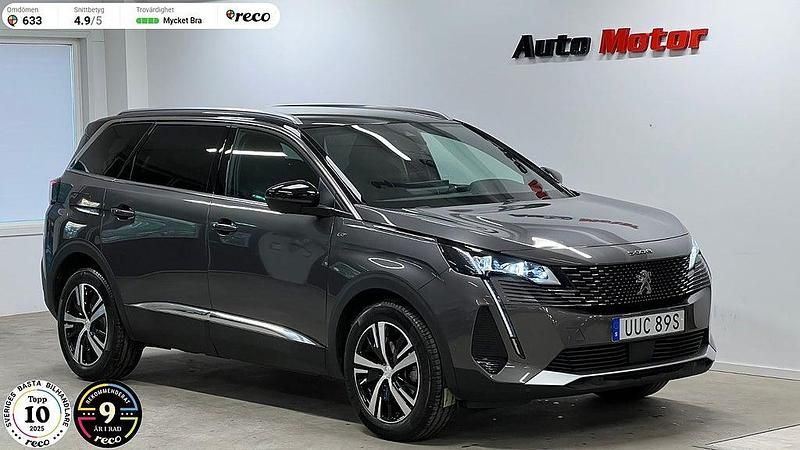 Grå Begagnad 2024 Peugeot 5008 GTi Minibuss | 319 900 kr (Bra pris) - Bild 1/3