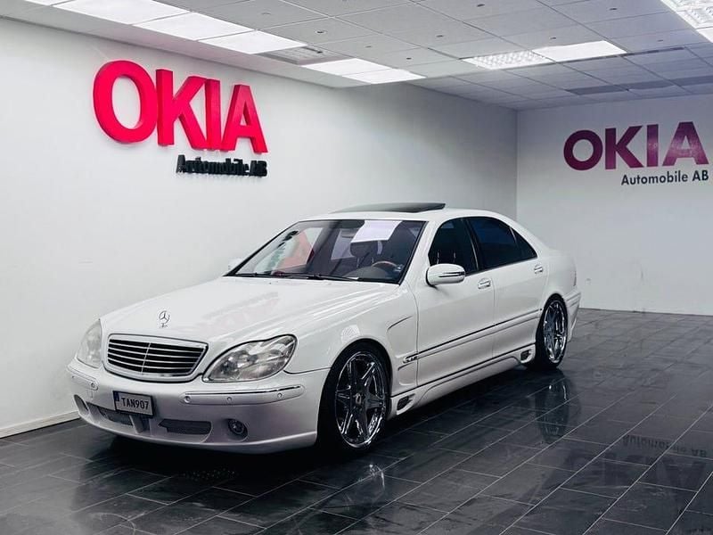 Vit Begagnad 2002 Mercedes S600 Sedan | 129 900 kr - Bild 1/4