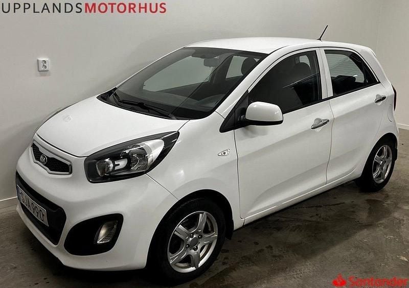 Vit Begagnad 2014 Kia Picanto Halvkombi | 43 900 kr (Marknadspris) - Bild 1/4