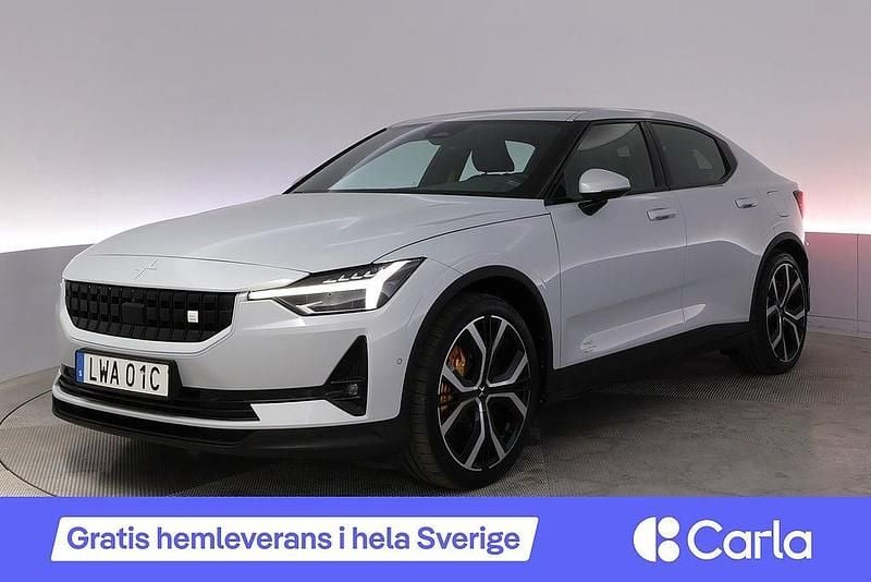Begagnad Polestar 2 Performance 350 kW (476 HK) 2022 Silver Halvkombi