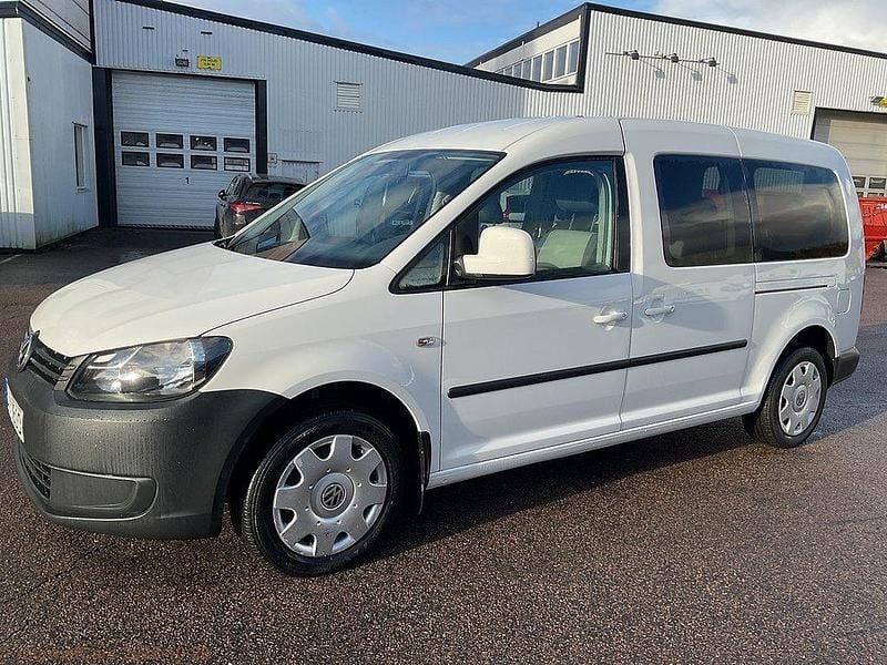 Silver Begagnad 2007 VW Caddy Maxi Life Life Minibuss | 78 800 kr - Bild 1/4