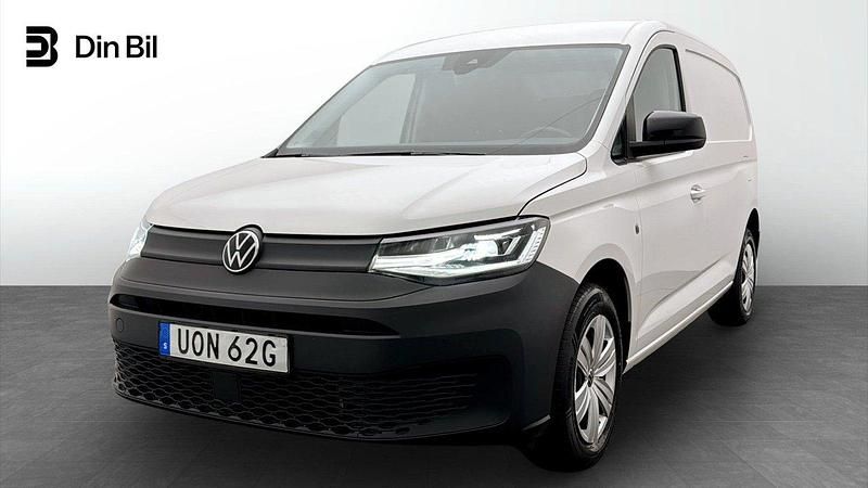 Vit Begagnad 2023 VW Caddy Maxi Minibuss | 314 500 kr (Bra pris) - Bild 1/4