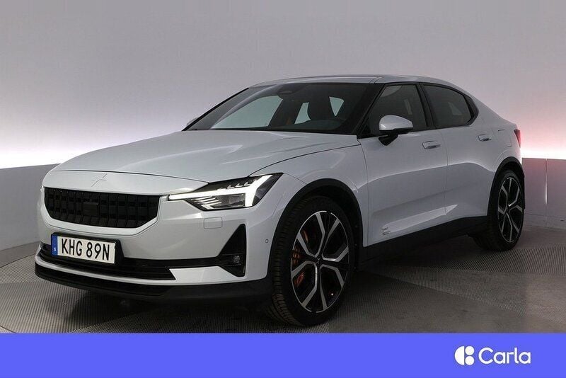 Silver Begagnad 2020 Polestar 2 Performance Sedan | 389 900 kr (Marknadspris) - Bild 1/4