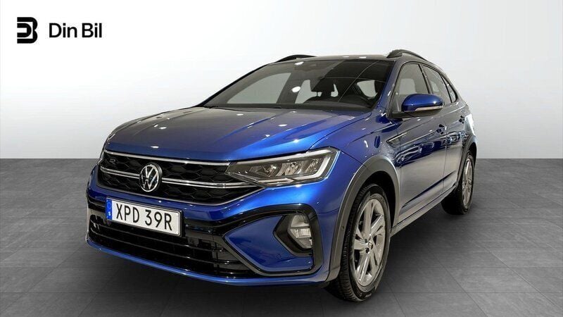 Blå Begagnad 2022 VW Taigo R-line SUV | 224 900 kr (Marknadspris) - Bild 1/4