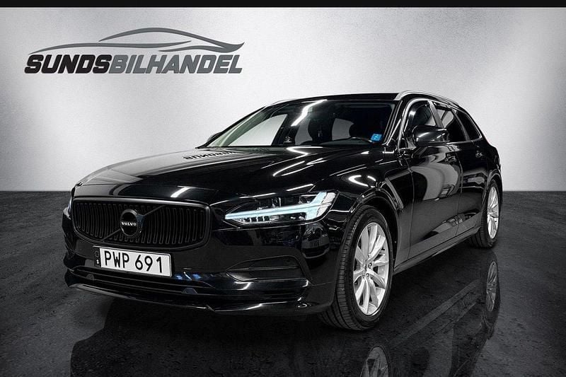 Svart Begagnad 2018 Volvo V90 Momentum Kombi | 239 900 kr (Marknadspris) - Bild 1/4