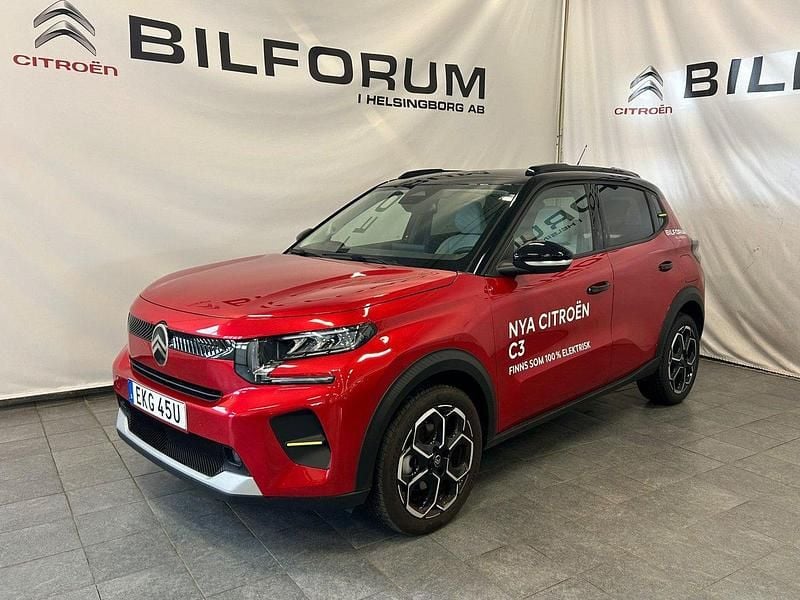 Röd Begagnad 2025 Citroën C3 Halvkombi | 219 900 kr (Dyr) - Bild 1/4