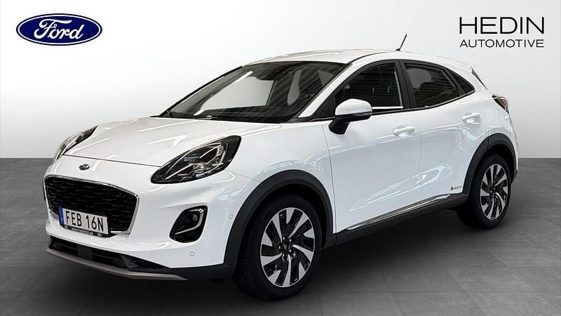 Vit (white) Begagnad 2022 Ford Puma ST-Line SUV | 199 900 kr (Marknadspris) - Bild 1/4