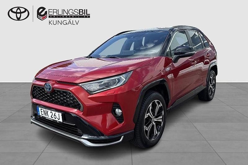 Röd Begagnad 2020 Toyota RAV4 Hybrid Premium SUV | 344 000 kr (Marknadspris) - Bild 1/4