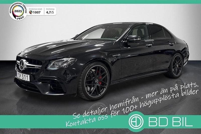 Begagnad Mercedes E63S AMG 612 HK (450 kW) 2017 Svart Sedan