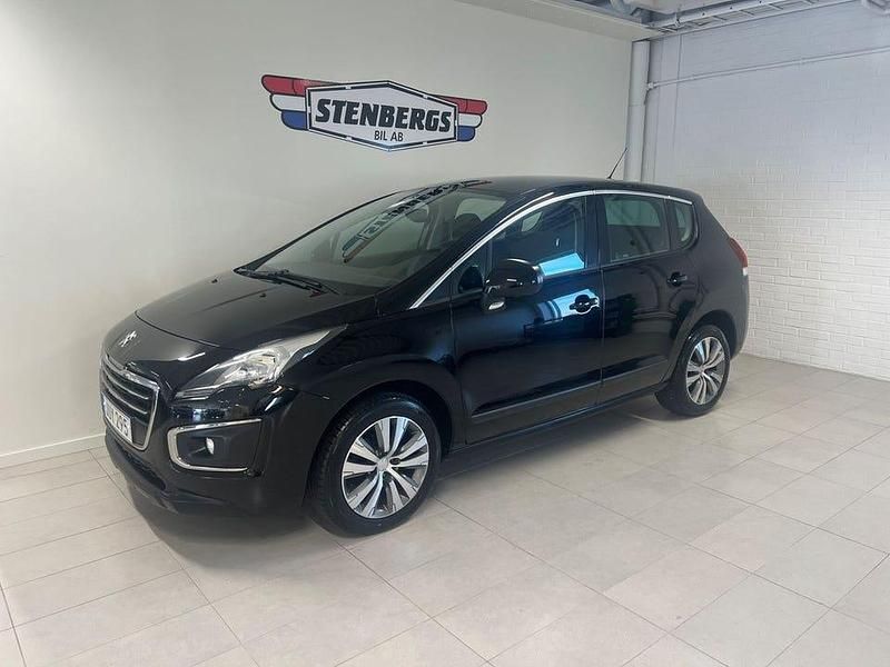 Svart Begagnad 2015 Peugeot 3008 S Kombi | 94 900 kr (Marknadspris) - Bild 1/4