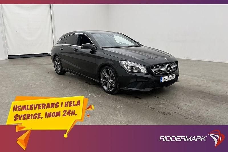 Svart Begagnad 2016 Mercedes CLA200 Shooting Brake Kombi | 189 700 kr (Marknadspris) - Bild 1/3