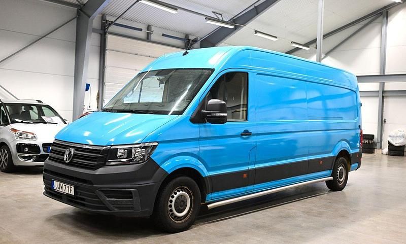 Blå Begagnad 2018 VW Crafter Van | 179 900 kr (Lite dyr) - Bild 1/4