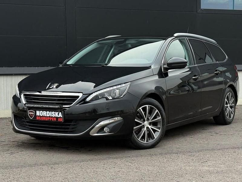 Begagnad Peugeot 308 SW Allure 131 HK (96 kW) 2014 Svart Kombi