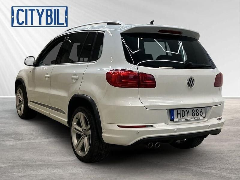 Begagnad VW Tiguan R-line 184 HK (135 kW) 2015 Vit SUV