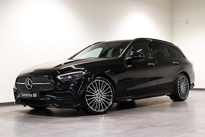 Svart Begagnad 2025 Mercedes C220 AMG Kombi | 639 000 kr - Bild 1/4