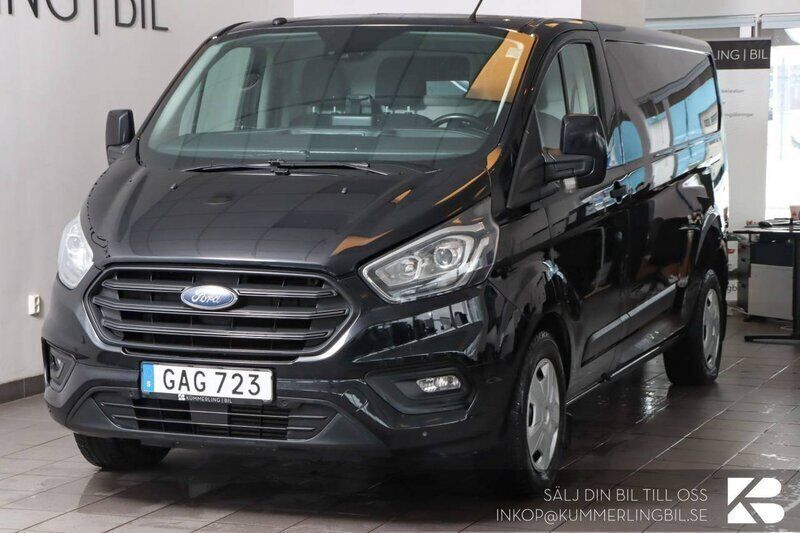 Svart Begagnad 2018 Ford Transit Custom Van | 219 900 kr - Bild 1/4