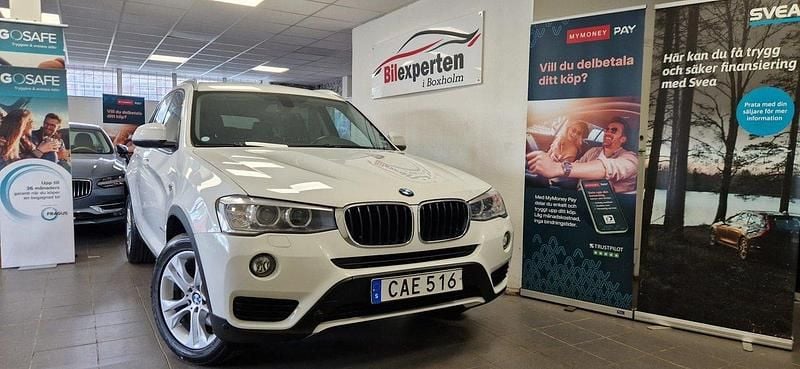 Vit Begagnad 2014 BMW X3 SUV | 149 900 kr (Bra pris) - Bild 1/4