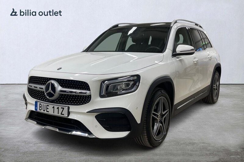 Vit Begagnad 2021 Mercedes GLB200 AMG SUV | 359 900 kr (Marknadspris) - Bild 1/3
