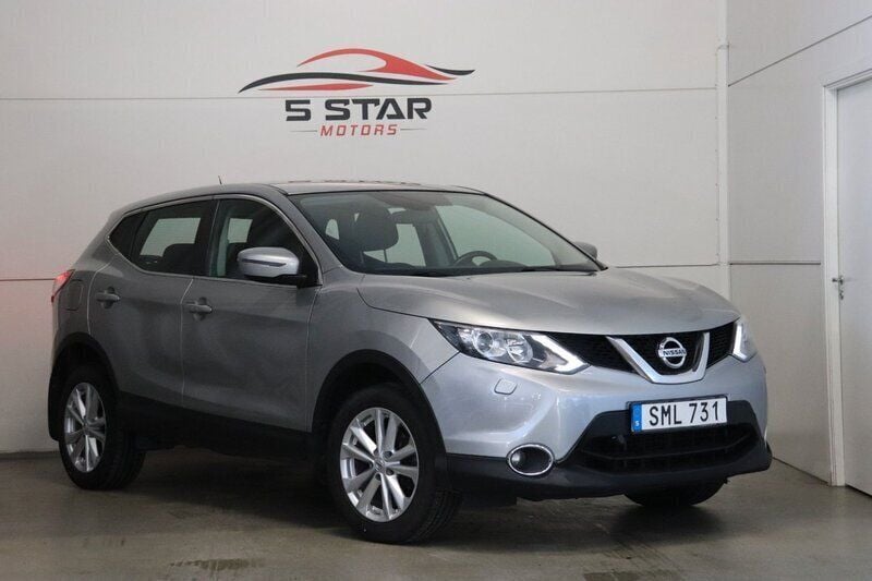 Silver Begagnad 2014 Nissan Qashqai SUV | 132 900 kr (Marknadspris) - Bild 1/4