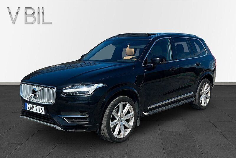 Svart Begagnad 2017 Volvo XC90 Inscription SUV | 415 000 kr (Bra pris) - Bild 1/4