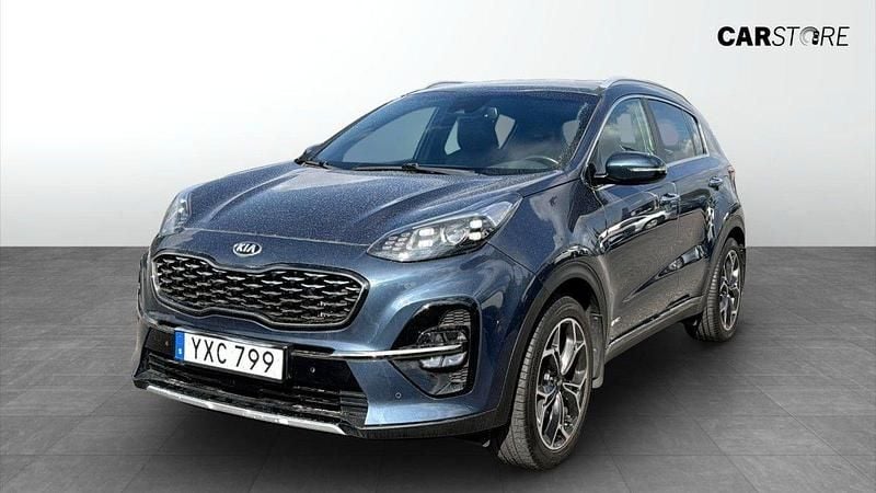 Blå Begagnad 2019 Kia Sportage GT-Line SUV | 209 900 kr (Bra pris) - Bild 1/4
