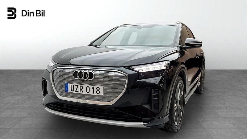 Svart Begagnad 2023 Audi Q4 e-tron Advanced Plus SUV | 429 000 kr (Bra pris) - Bild 1/4