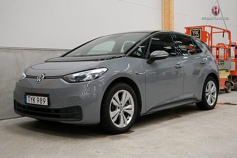 Begagnad VW ID.3 Pro Performance 150 kW (204 HK) 2022 Grå Halvkombi