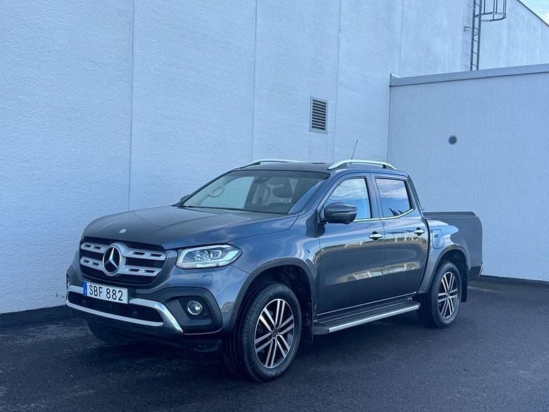 Grå Begagnad 2018 Mercedes X250 Pickup | 294 900 kr (Marknadspris) - Bild 1/4