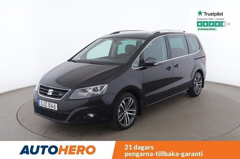 Svart Begagnad 2016 Seat Alhambra FR-Line Minibuss | 208 000 kr (Superpris) - Bild 1/4