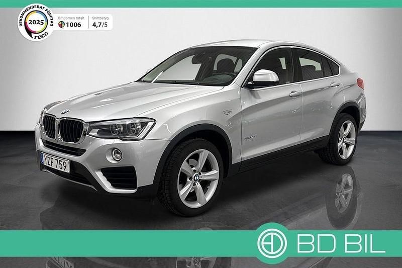 Silver Begagnad 2017 BMW X4 SUV | 269 900 kr (Marknadspris) - Bild 1/3