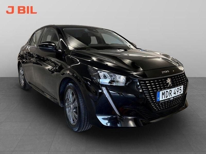 Svart Begagnad 2022 Peugeot 208 Active Halvkombi | 169 900 kr (Marknadspris) - Bild 1/4