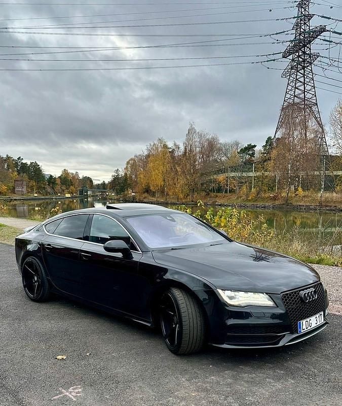 Svart Begagnad 2011 Audi A7 Sportback Halvkombi | 159 900 kr (Marknadspris) - Bild 1/4