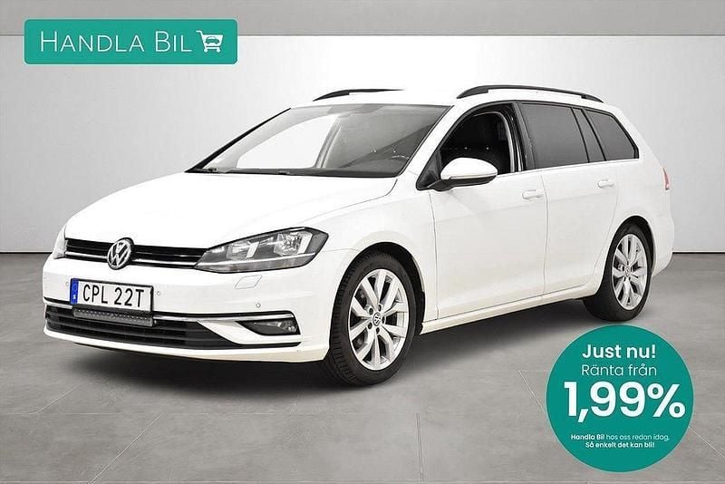 Vit Begagnad 2020 VW Golf VIII GT Kombi | 179 900 kr (Marknadspris) - Bild 1/3