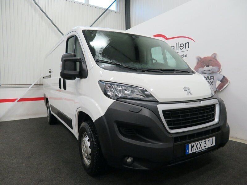 Vit Begagnad 2021 Peugeot Boxer Van | 229 000 kr (Bra pris) - Bild 1/4