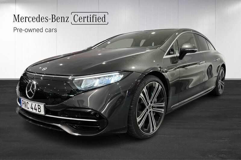 Grå Begagnad 2022 Mercedes EQS350 Sedan | 629 900 kr - Bild 1/4