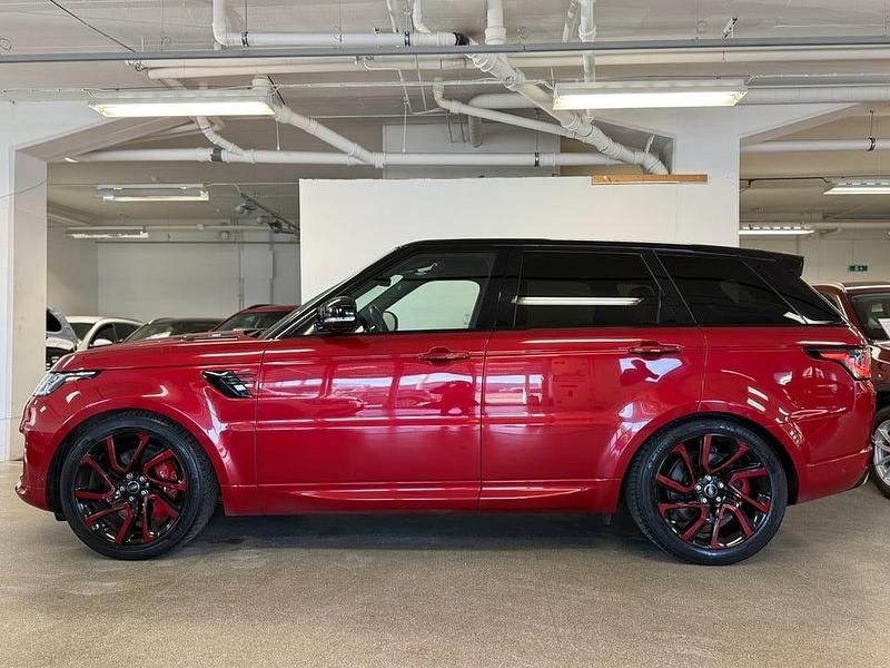 Begagnad Land Rover Range Rover Sport Autobiography 525 HK (386 kW) 2018 Röd SUV