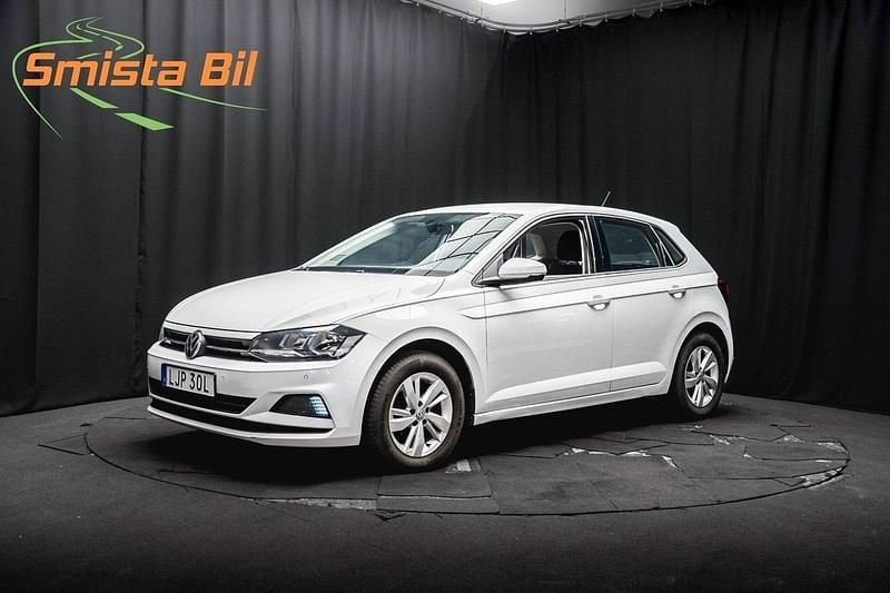 Vit Begagnad 2019 VW Polo Halvkombi | 154 700 kr (Marknadspris) - Bild 1/3