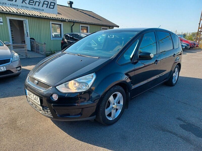 Svart Begagnad 2008 Ford S-MAX S Minibuss | 44 900 kr - Bild 1/4