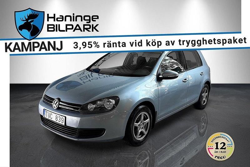 Blå Begagnad 2009 VW Golf VI Halvkombi | 49 900 kr (Marknadspris) - Bild 1/2