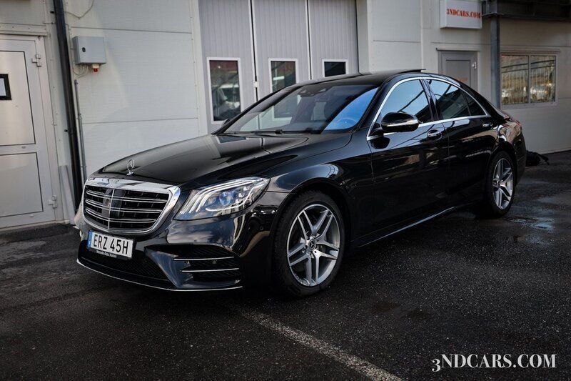 Svart Begagnad 2019 Mercedes S450 AMG Sedan | 699 900 kr - Bild 1/4